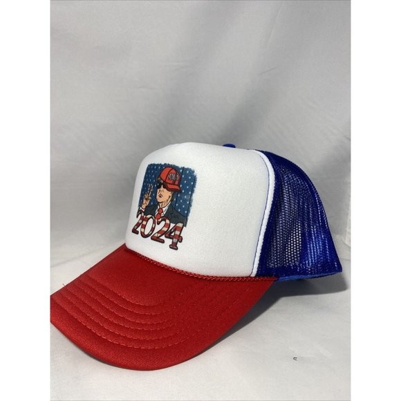 Donald Trump 2024 Trucker Hat Mesh Hat snapback hat adjustable - Picture 3 of 5